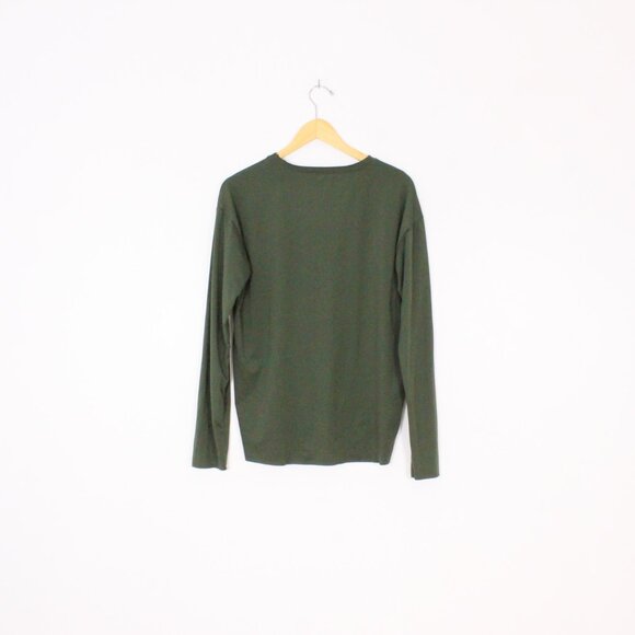 *Barbell Mens Athletic Green Long Sleeve - Picture 4 of 4